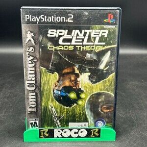Tom Clancy's Splinter Cell Chaos Theory (PlayStation 2, 2005) Complete W/ Manual